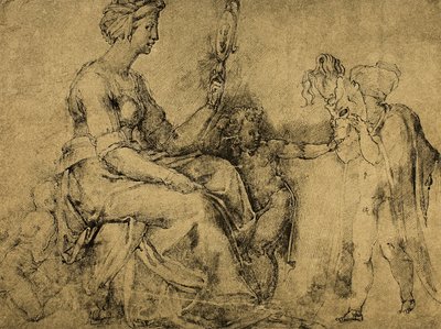 Vanity (drawing by Michelangelo) by Michelangelo Buonarroti